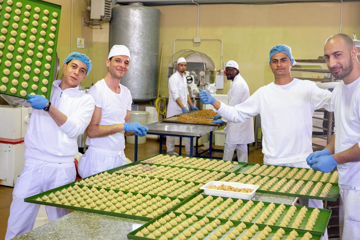 Keksherstellung in Italien